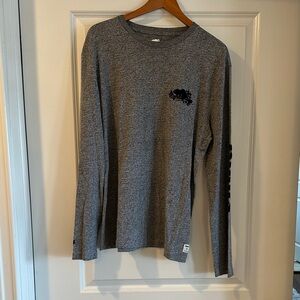 Large Roots Grey Long Sleeve